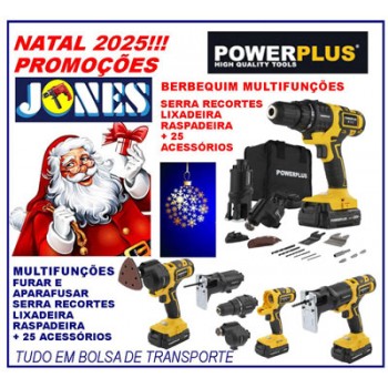 BERBEQUIM MULTICABEÇAS 5 EM 1 POWERPLUS